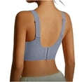 thumbnail image 5 of Bixock Wireless Sports Bras for Women Solid Color Side Coverage Support Underarm Containment for Fitness Activity Wear Bra, 5 of 5