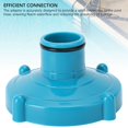 thumbnail image 3 of Pool Vacuum Cleaner Adapter Replacement, Effort Saving Sealing Efficient Connection P03867 PVC Pool Vacuum Cleaner Adapter  for Swimming Pools, 3 of 7