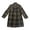 Black Plaid/PDO, variant on Women's Long Sleeve Fashion Faux Wool Notched Lapel Fully Lined Coat (Camel, XL)