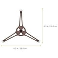 thumbnail image 3 of CHUANK microwave turntable Microwave Glass Plate Rotating Roller Ring Support 6.3”X6.3”X0.55”, 3 of 10