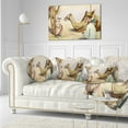 thumbnail image 3 of Designart Old Colonial Illustration - Contemporary Throw Pillow - 12x20, 3 of 5