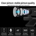 thumbnail image 2 of 4K Webcam 1080P Mini Camera 2K Full HD Webcam with Microphone 30fps USB Web Cam for Auto  PC Laptop Video Shooting Camera, 2 of 6