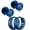 Blue, variant on 2 Pairs Jesus Cross Earrings For Men,Mens Stud / Huggie Earrings Stainless Steel 2 Sides Jesus Christian Crucifix Jewelry Inspirational Small Hoop Stud Earring for Him