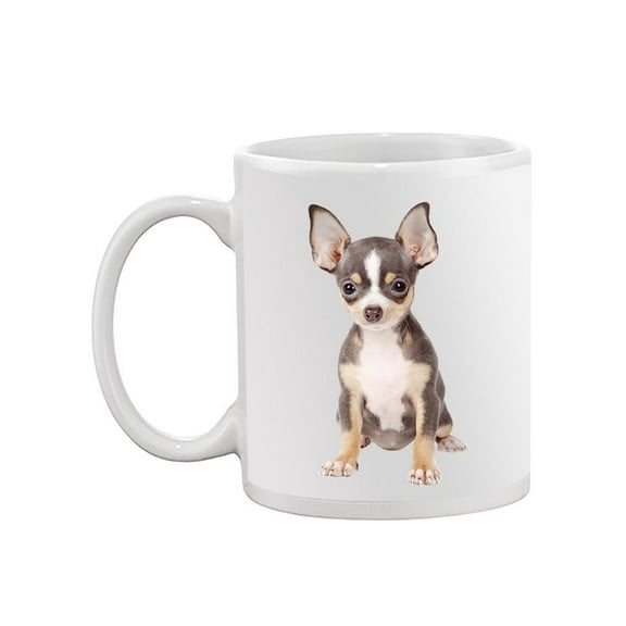 Cute Chihuahua Sitting. Mug  -Image by Shutterstock,