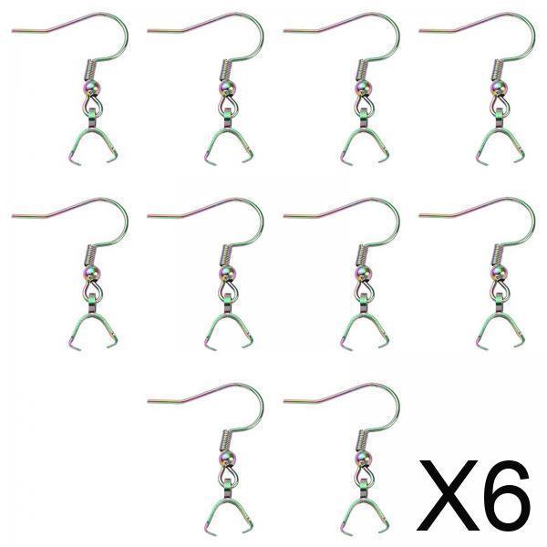 Ganchos para aretes,Ganchos para aretes de acero inoxidable Moda DIY Earwire,Accesorios para hacer aretes ,Accesorios para hacer joyas,Mujeres Niñas DIY Craft Wedding Party Charms,Pendientes