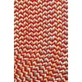 thumbnail image 2 of Traditional Red Decor Area Rug, Braided Textured Design 2' X 6' Oval Runner - Carpet, 2 of 2