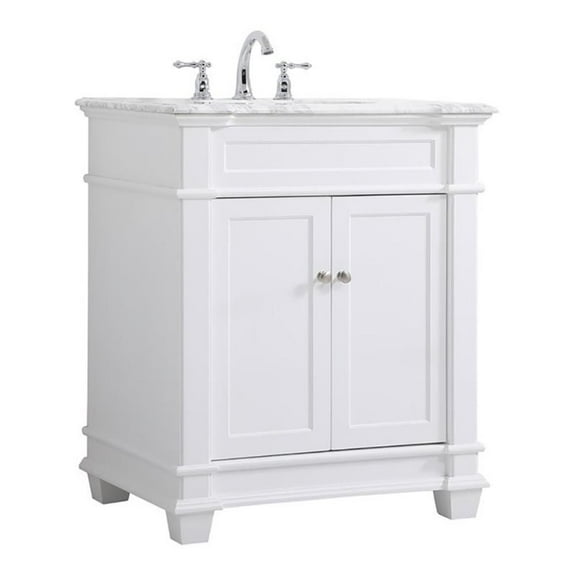 30 inch Single Bathroom Vanity set in White
