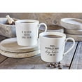 thumbnail image 2 of Totally Has Dog Hair Classic White 14 ounce Glossy Bone China Ceramic Café Mug, 2 of 2