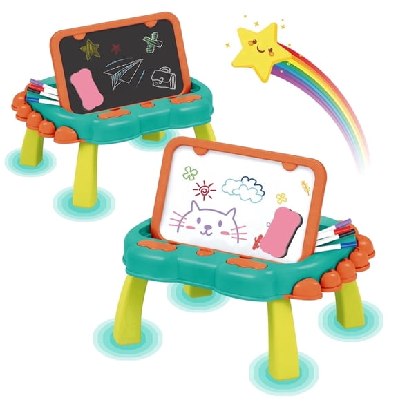 Drawing Board Toys for 1 Year Old, Learning Toys for 1 2 3 Year Old, Toddler Toys 1-3 for Boys (Green Dinosaur)