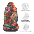thumbnail image 5 of Xecao Butterflies On Rocky Cliff Print Car Seat Cover in That Fits Most Cars, Vans, SUVs, and Trucks., 5 of 7
