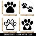 thumbnail image 2 of Cute Cat Dog Paw Prints Rubber Stamp Set for Scrapbooking Crafting Stamping - Mini 1/2 Inch, 2 of 7
