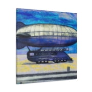 Lofty Art Deco Blimp - Canvas