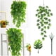thumbnail image 2 of Rattan Cinco Tenedores Hoja De Tortuga Rattan Verde Colgante De Pared Decoración Para Fiestas Colgante, 2 of 7