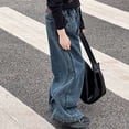 thumbnail image 6 of XXWXYD Teen Girls Baggy Jeans Wide Leg Denim Pants 2026 Cute Cartoon Embroidery Patchwork Jeans Y2𝖪 Vintage Wash Trendy Prepp𝗒 Pants Girls Loose Fit Palazz𝗈 Pants, 6 of 6