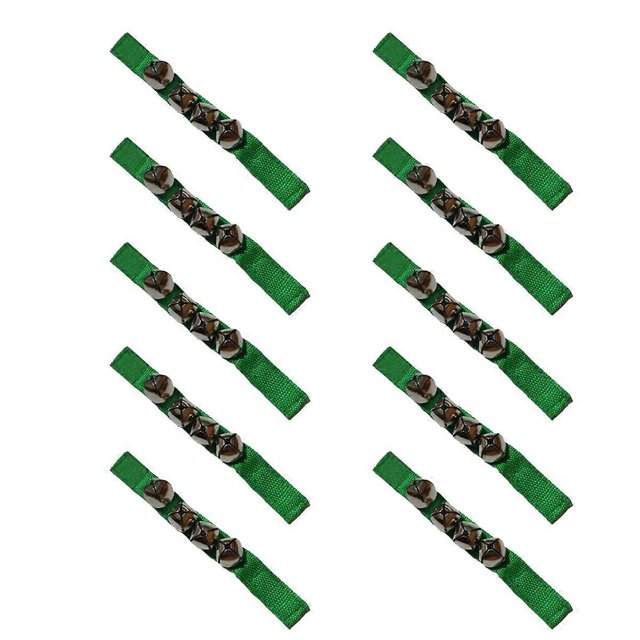 Dark Green 10Pcs Orff Handbell, Multi-Faceted Ability Development Handbell, Dance Performance Instrument