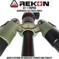 thumbnail image 3 of REKON Outdoor Gear™ CT-1 Carbon Fiber Tripod with BH-1 Ball Head, 3 of 6