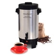 thumbnail image 1 of West Bend 58002 Highly Polished Aluminum Commercial Coffee Urn Features Automatic Temperature Control Large Capacity with Quick Brewing Easy Prep and Clean Up, 42-Cup, Silver, 1 of 8