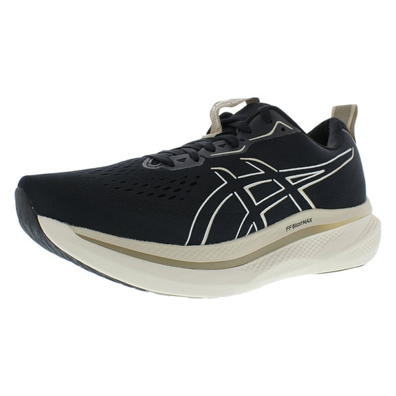 Asics Glideride Max Mens Shoes Size 10.5, Color: Black/Oatmeal