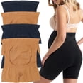 thumbnail image 2 of ToBeInStyle Women's Pack of 4 Seamless High Waisted Maternity Underwear - Shorts - Medium, 2 of 5