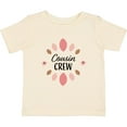 thumbnail image 3 of Inktastic Cousin Crew with Pink Flowers Girls Baby T-Shirt, 3 of 5