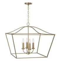 4 Light Pendant-22 Inches Tall And 27.5 Inches Wide-Matte Brass Finish Capital Lighting 350641Ma
