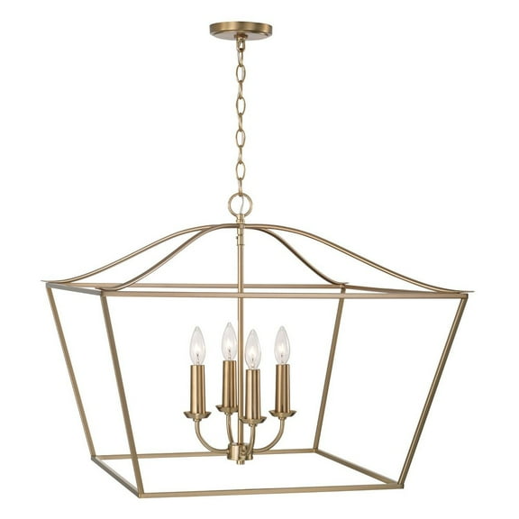 4 Light Pendant-22 Inches Tall And 27.5 Inches Wide-Matte Brass Finish Capital Lighting 350641Ma