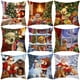 thumbnail image 4 of Funda de cojín navideña, adornos navideños para el hogar, 2024, funda de almohada con adorno navideño, regalos de Navidad y Año Nuevo 2025, 4 of 5
