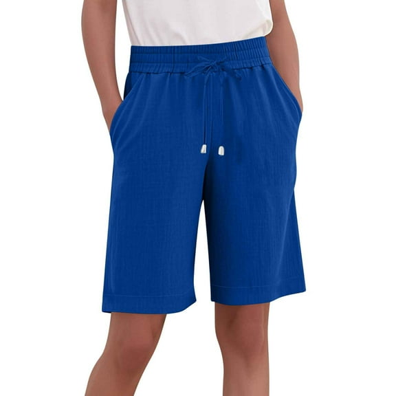 Luvrsol Shorts for Women Quick Dry Moisture Wicking Breathable Plus Size Athletic Pants with Pockets Side Zippers, S-5XL