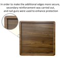 thumbnail image 5 of 27.6" Walnut Round Dining Table - Mid-Century Modern Bistro Table for Small Spaces, 5 of 10