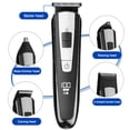 thumbnail image 2 of Cortadora Multifuncional 5 en 1 con Pantalla LCD, Recargable USB, Cabezales Intercambiables para Corte de Pelo, Afeitado y Recorte de Vello Nasal, Incluye Accesorios y Estuche., 2 of 6