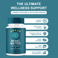 thumbnail image 5 of Memo Matrix Advanced Capsules, Memo Matrix Brain Support (60 Capsules), 5 of 9
