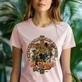 thumbnail image 5 of Be Strong Be Brave T-Shirt – Leopard Cross Christian Bible Verse Tee, Ash, Size 3XL, 5 of 6