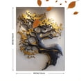 thumbnail image 3 of Abstract Metal Tree Canvas Print, Suitable for Living Room, Office, Hotel, Hallway Decor, 3 of 8