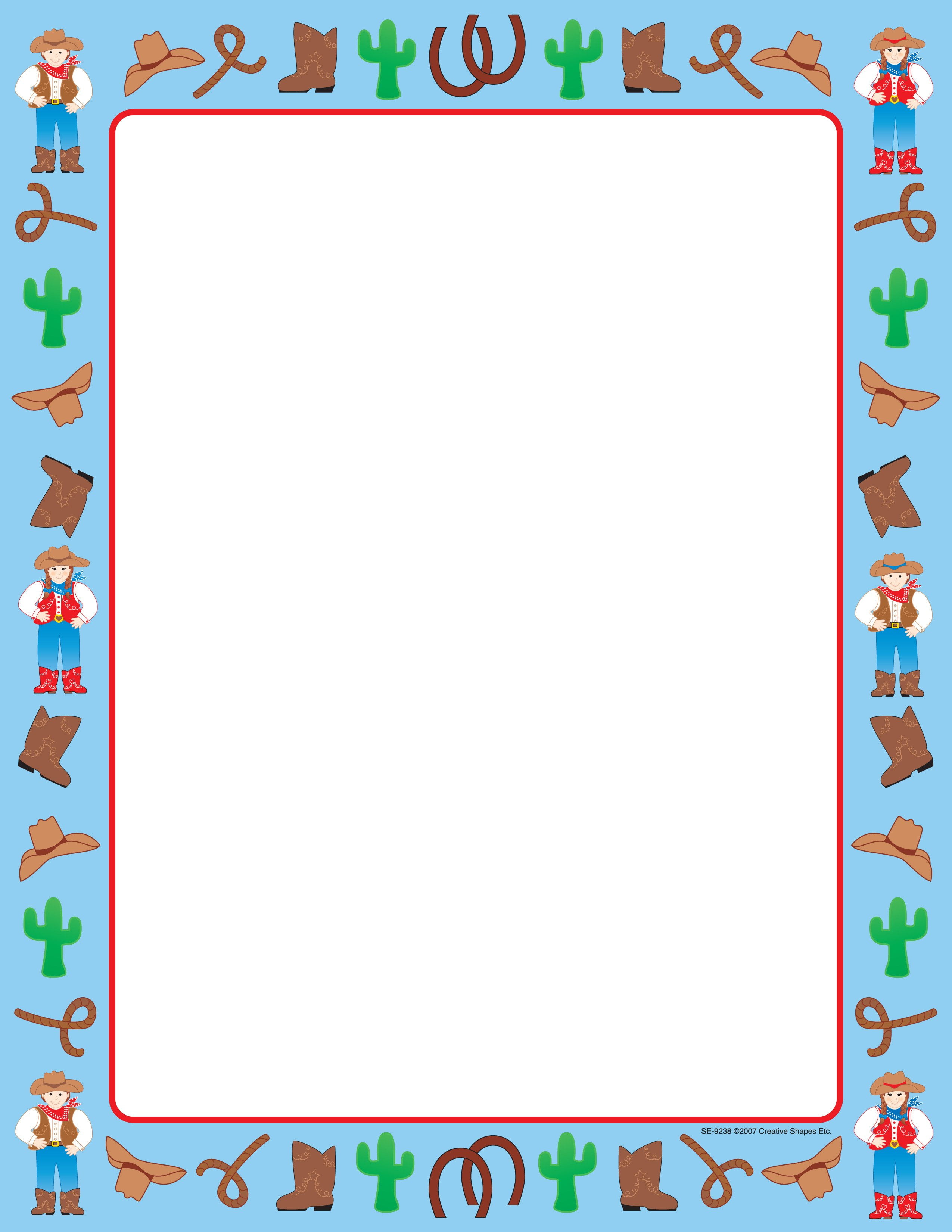 Designer Paper - Western (50 Sheet Package)