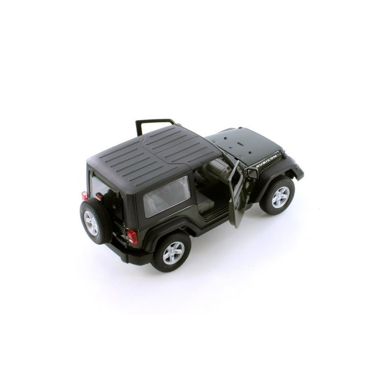 2007 Jeep Wrangler Rubicon Hardtop, Dark Green - Welly