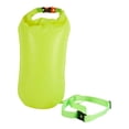 thumbnail image 3 of Mochila flotadora con boya de natación y bolsa para equipo de entrenamiento para triatletas y deportes acuáticos. Verde, 3 of 8