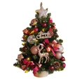 thumbnail image 4 of de Navidad Artificial de mesa con adornos festivos de luz, de Navidad para sala de estar de 18 pulgadas, decoración para jardín, porche y , Ciervo violeta Baoblaze árbol de vacaciones, 4 of 8