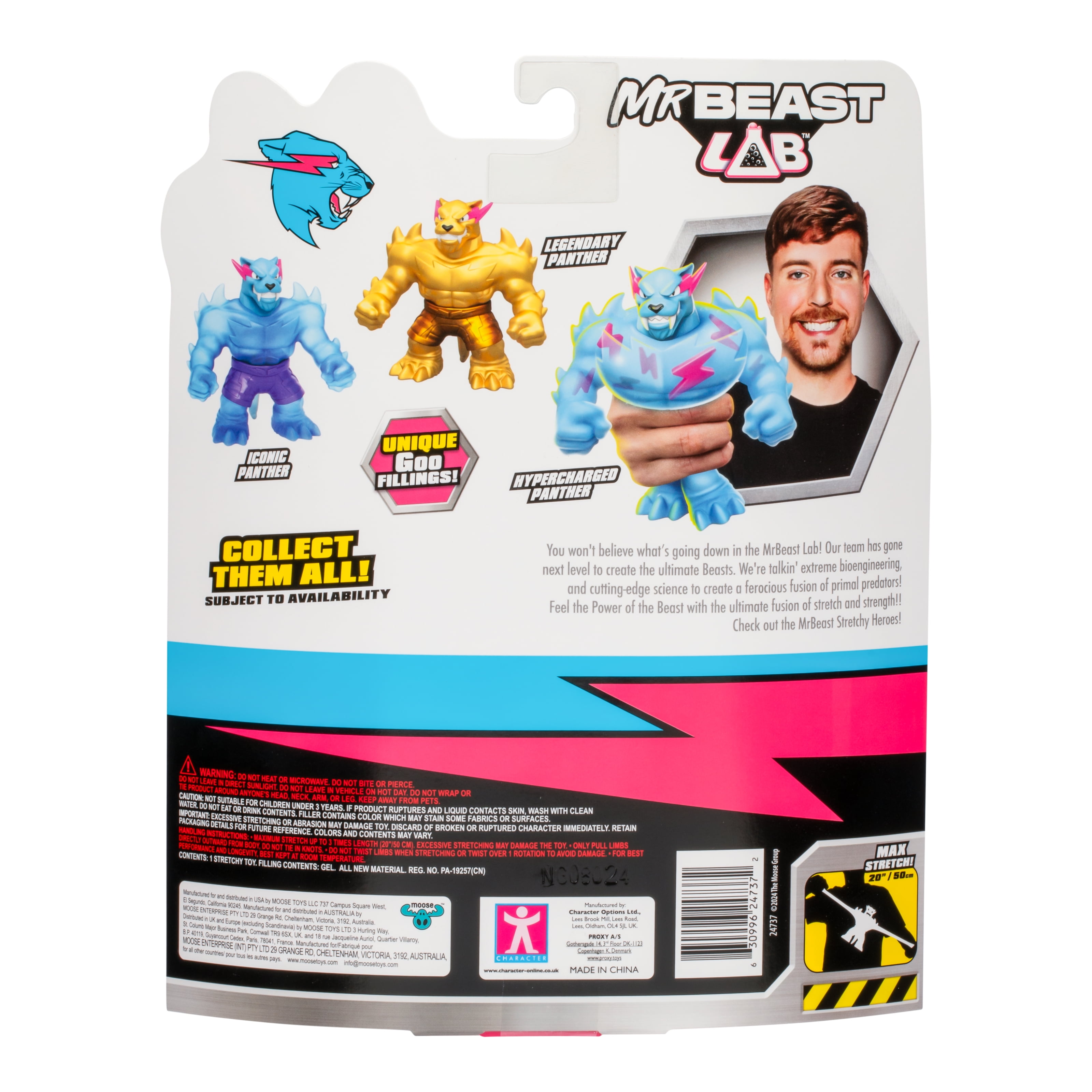 MrBeast Lab Heroes of Goo Jit Zu Goo Iconic Panther Action