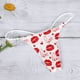 thumbnail image 3 of Gibobby Braguitas Slim Fit Comfort Soft G-String Low-Rise Bragas de mujer Calzoncillos T-Back Sexy Bragas de mujer（Rojo， 2XL), 3 of 5