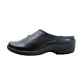 thumbnail image 3 of 24 HOUR COMFORT Isabella Wide Width Professional Sleek Clog BLACK 5, 3 of 6