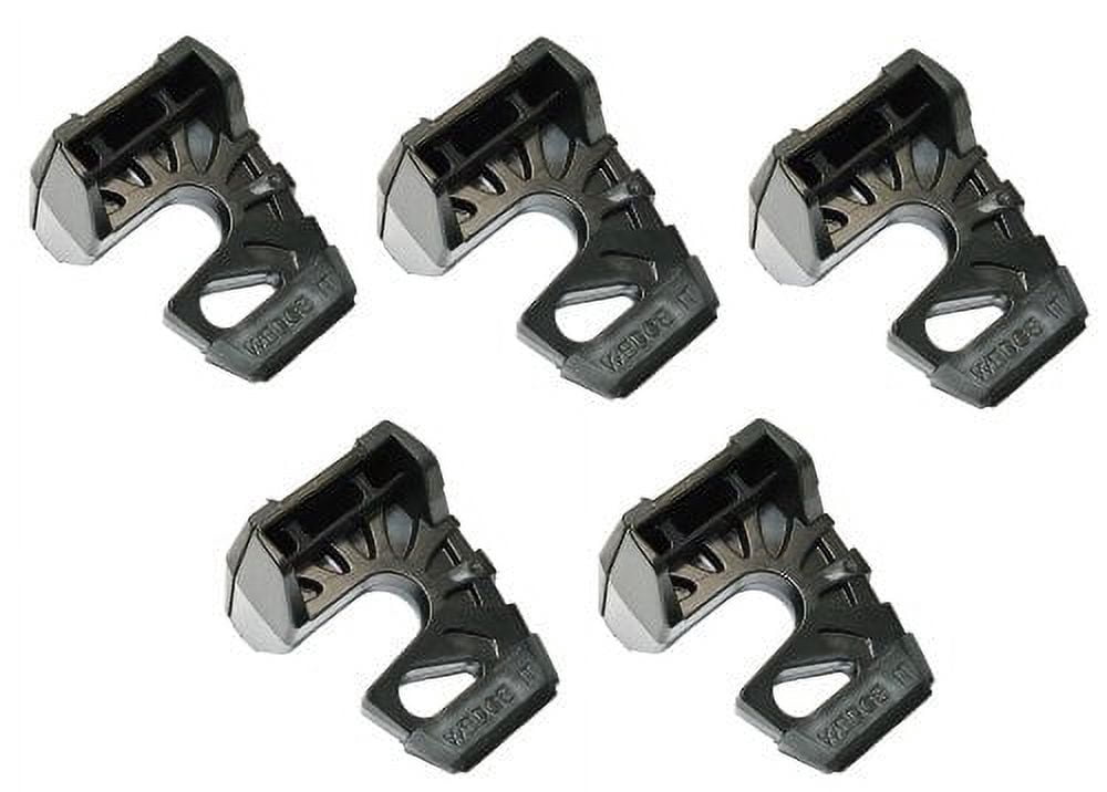 Wedge-It - The Ultimate Door Stop - Black (5 Pack)