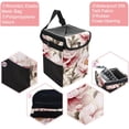 thumbnail image 2 of Peony Foldable Car Trash Can with Lid - Leak-proof Hanging Storage Bag for Car Trash Bin, Car Garbage Can, 2 of 6