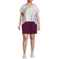 thumbnail image 2 of Terra & Sky Women's Plus Size Knit Bermuda Shorts, 2 of 6