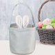 thumbnail image 1 of Cesta con orejas de conejo Uso diario de la escuela para niños Bolsas de regalo para fiestas Suministros para fiestas Cestas de compras Baby Showers Azul claro Macarena Canasta de Pascua, 1 of 8
