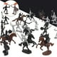 thumbnail image 4 of 104 Unids Caballería Medieval Caballo de Guerra Soldado Modelo Soldado Romano Antiguo Guerrero Medieval Modelo Figuras de Acción Juguetes, 4 of 8