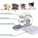 thumbnail image 2 of Dry Food and Water Dispenser, 2 in 1 Automatic Food Dispenser with 2.8L Cat Dispenser & 240g Bowl for Cats Dog Pets, 2 of 4