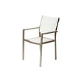 thumbnail image 2 of Benzara Aluminum 7 piece Modern Outdoor Dining Set-Color:White, 2 of 3