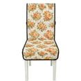 thumbnail image 7 of TSOVTHRID Rose Floral Print Dining Chair Seat Covers Quilted Soft Stain Resistant Armless Chair Covers Stretch Seat Cushion Slipcovers with Detachable Strap, Set of 1, 7 of 7