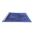 thumbnail image 2 of Ahgly Company Machine Washable Indoor Rectangle Oriental Blue Industrial Area Rugs, 2' x 4', 2 of 4