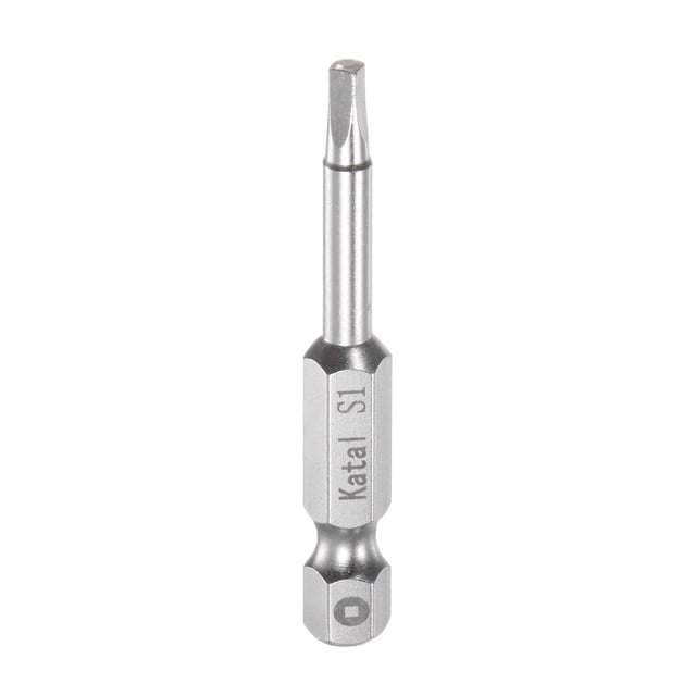 Unique Bargains S1 Magnetic Square Screwdriver Bit 1/4' Hex Shank 2' Length Screw Driver